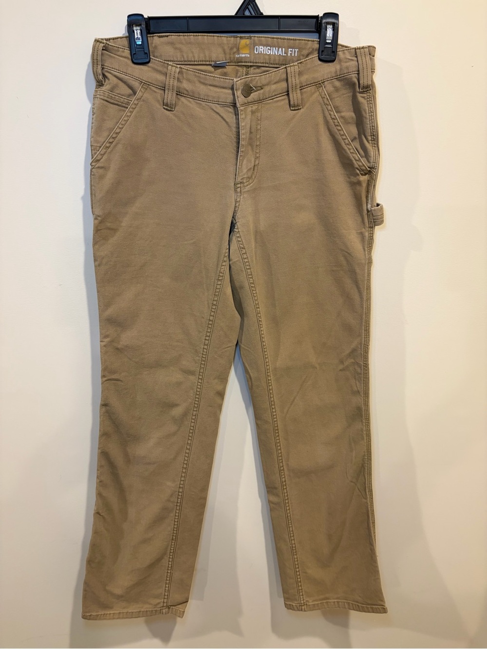 Carhartt Original Fit Tan Work Pants Women’s Size 4